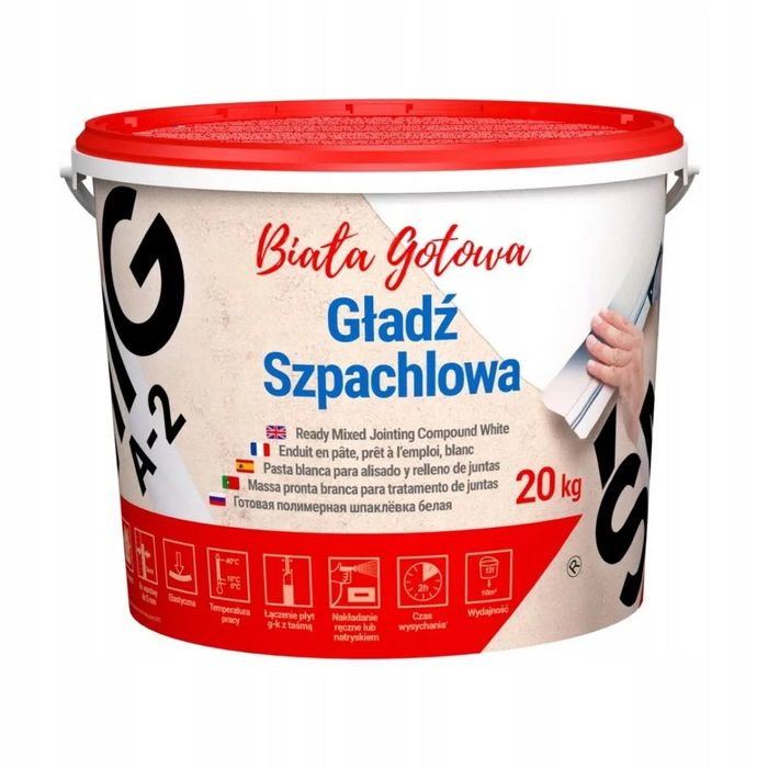 Gładź szpachlowa 20 kg
