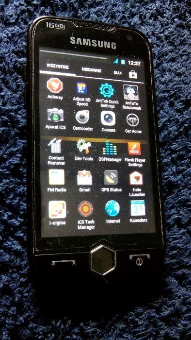 Smartfon samsung omnia II 2 CyanogenMod android i windows 6.5 amoled