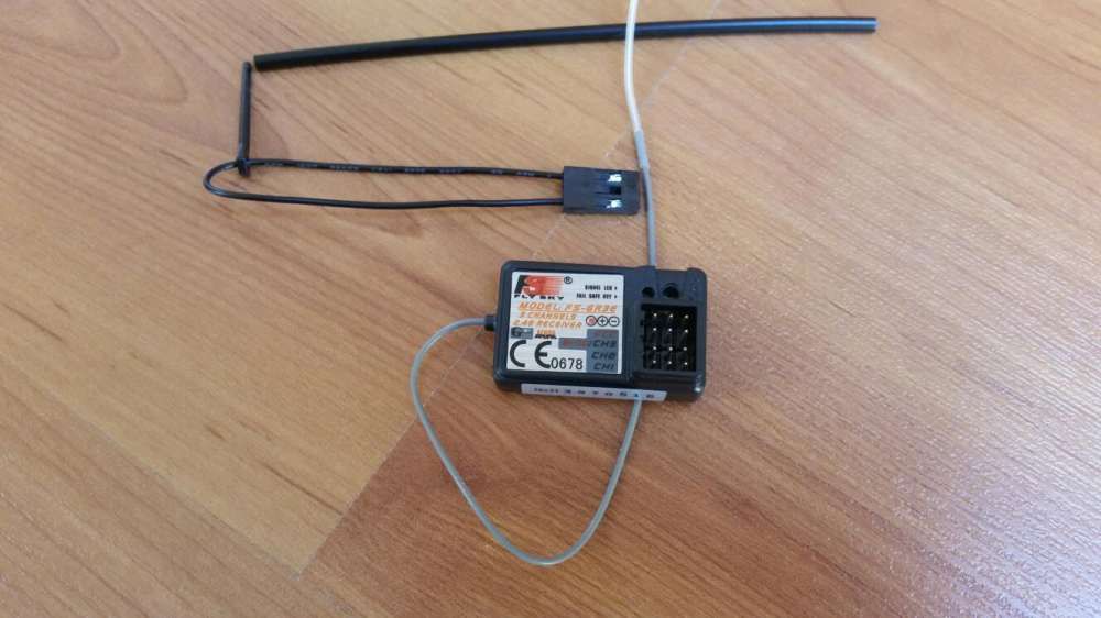 Comando rádio receptor digital RC programavél 3 canais 2.4GHz FS-GT3C