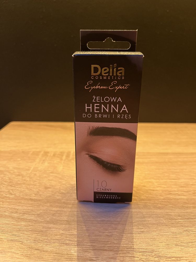 Żelowa henna do brwi i rzęs Delia 1.0 czarny