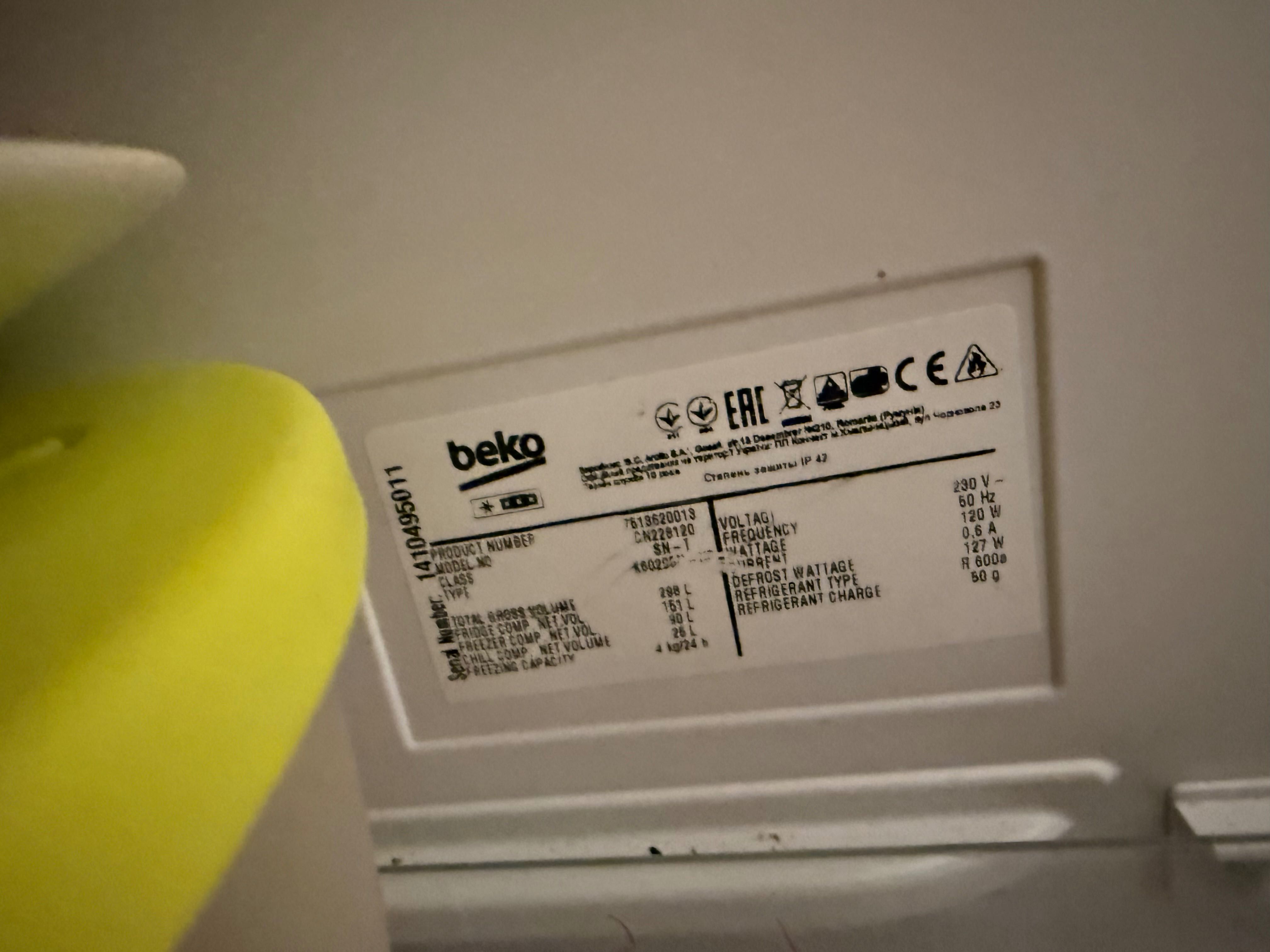 Frigorífico Beko