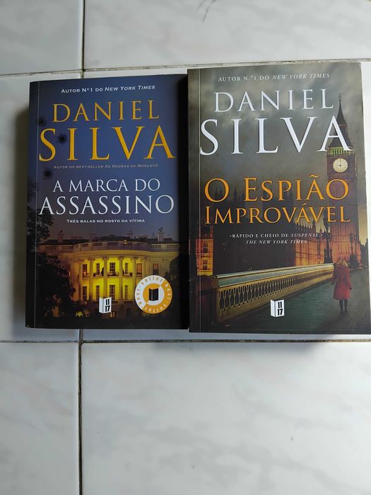 LIVROS DE ESPIONAGEM EM FORMATO 11/17 - AUTOR DANIEL SILVA