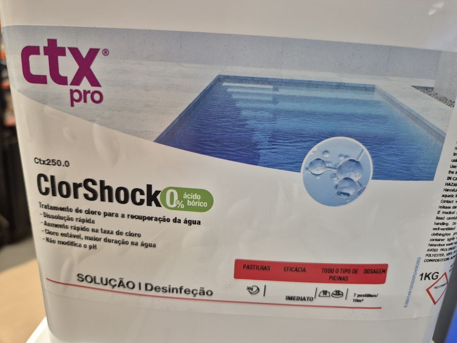 CTX-250 ClorShock Premium Pastilha rápida 30gr