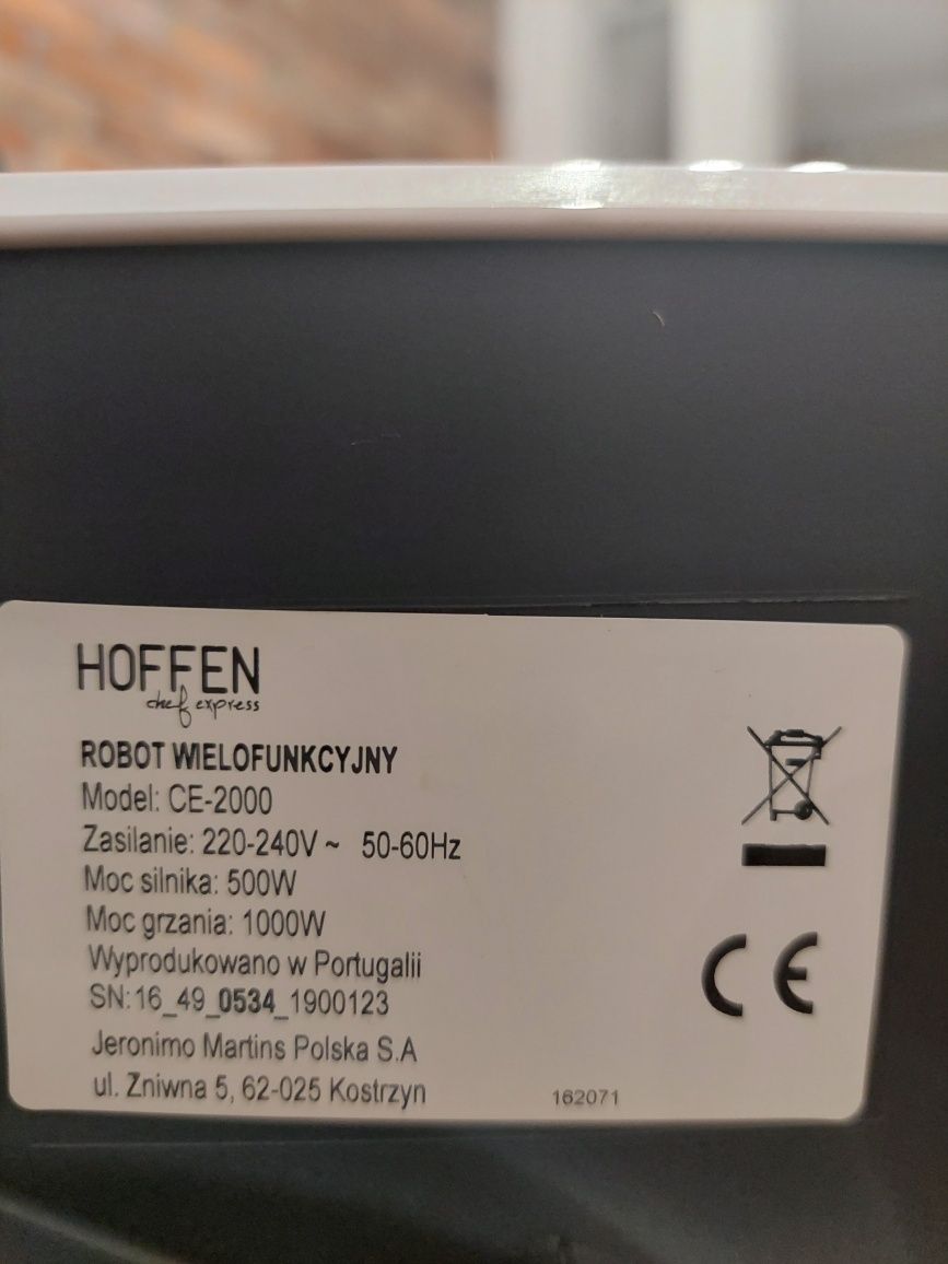 Robot kuchenny Hoffen