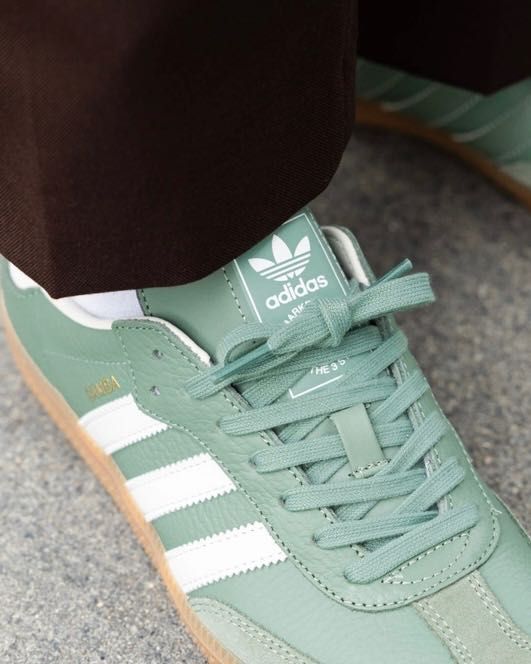 Кеди Adidas Samba OG Silver Green White