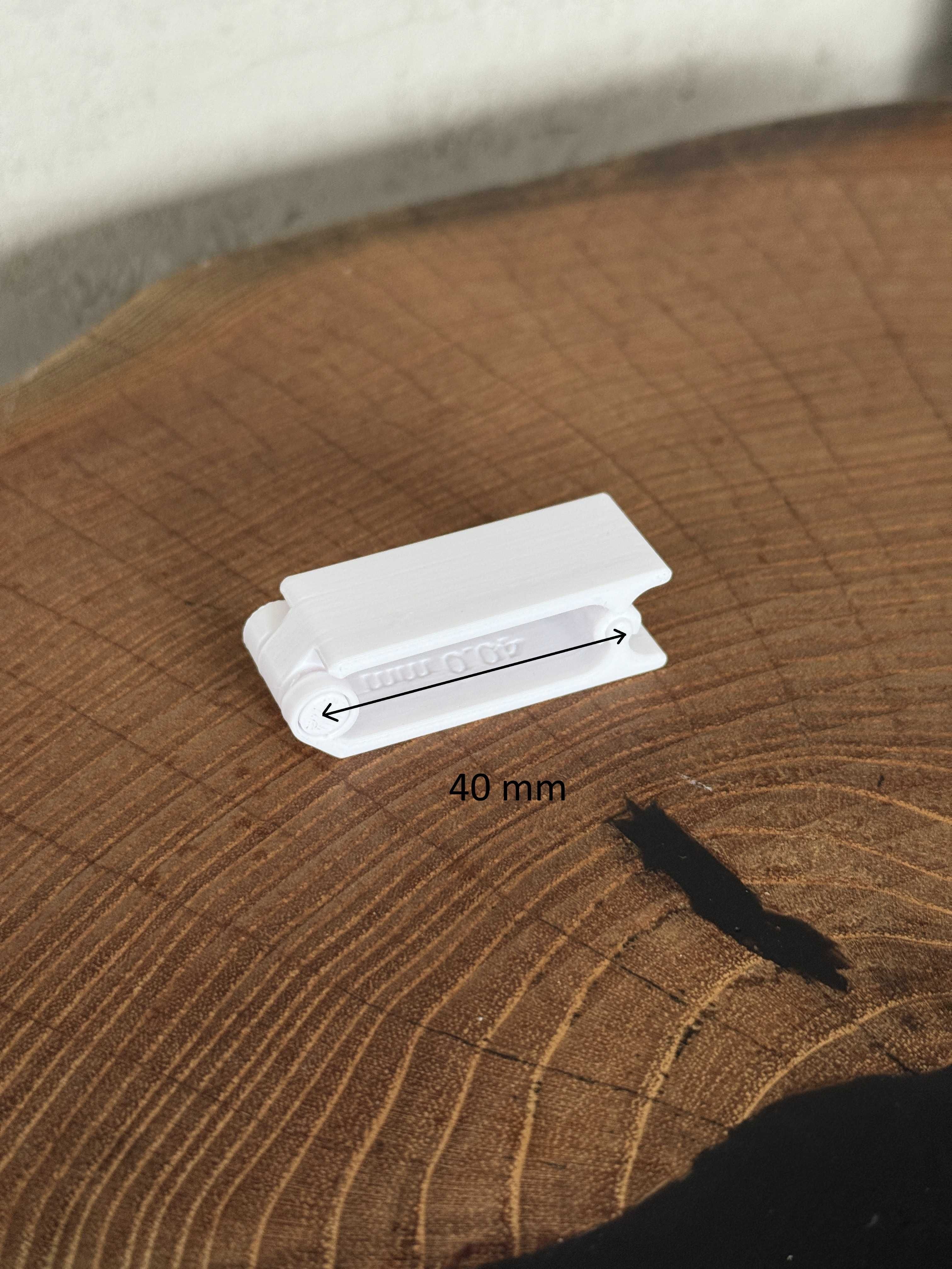 Organizer, klips na kable USB, ładowarki, 40mm, różne kolory, rozmiary