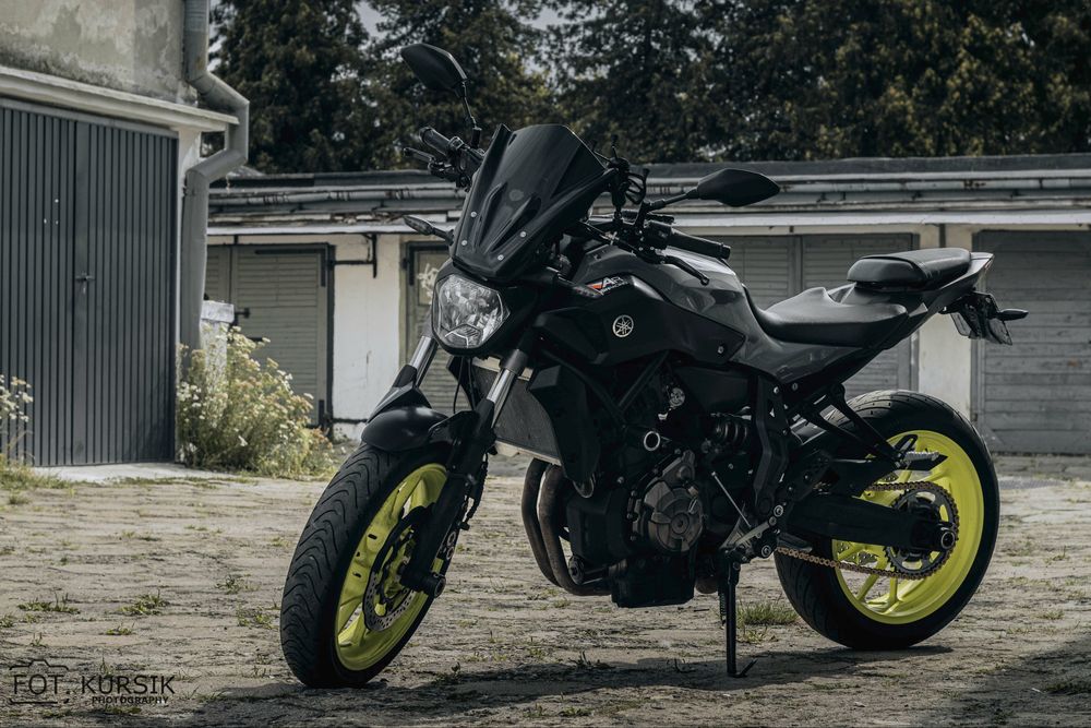Yamaha mt07 2016 A2 cena zimowa