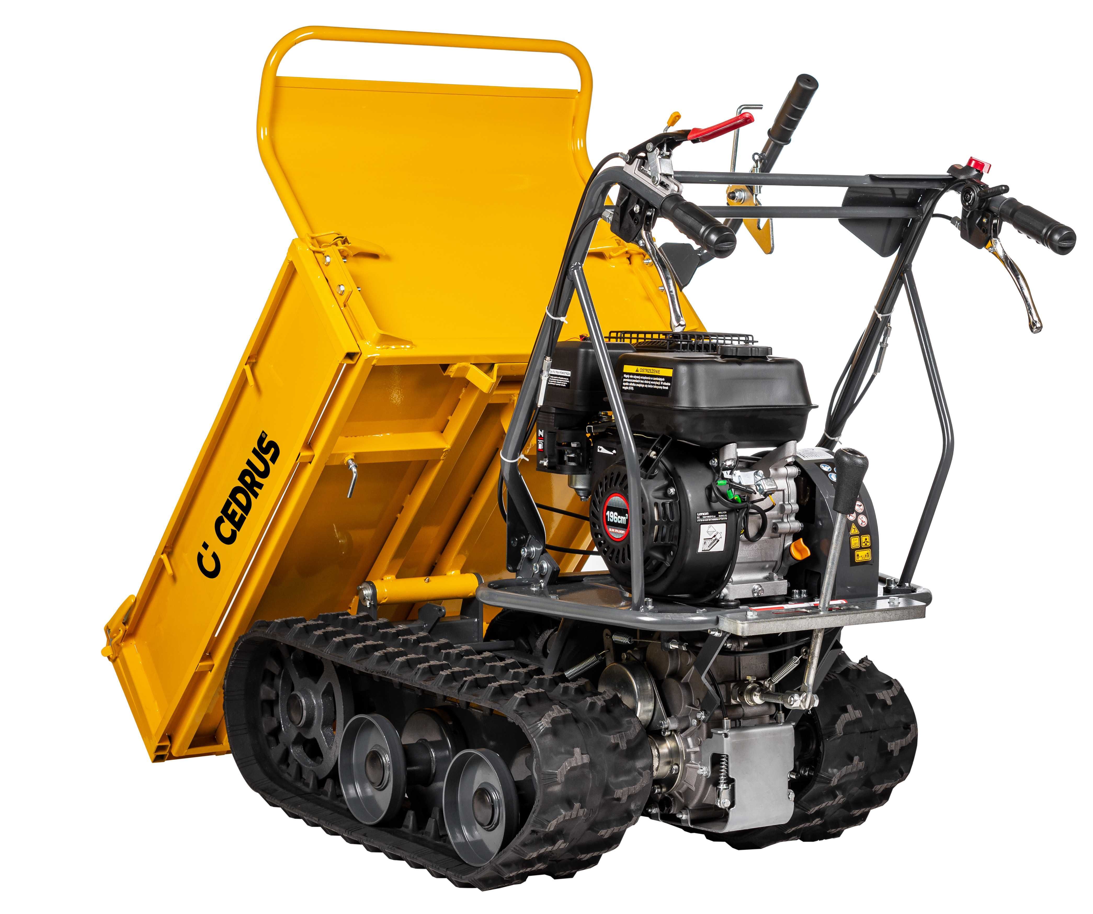 Transporter Gąsienicowy Cedrus TR300G | Wywrotka 300kg | 3+1 Biegi