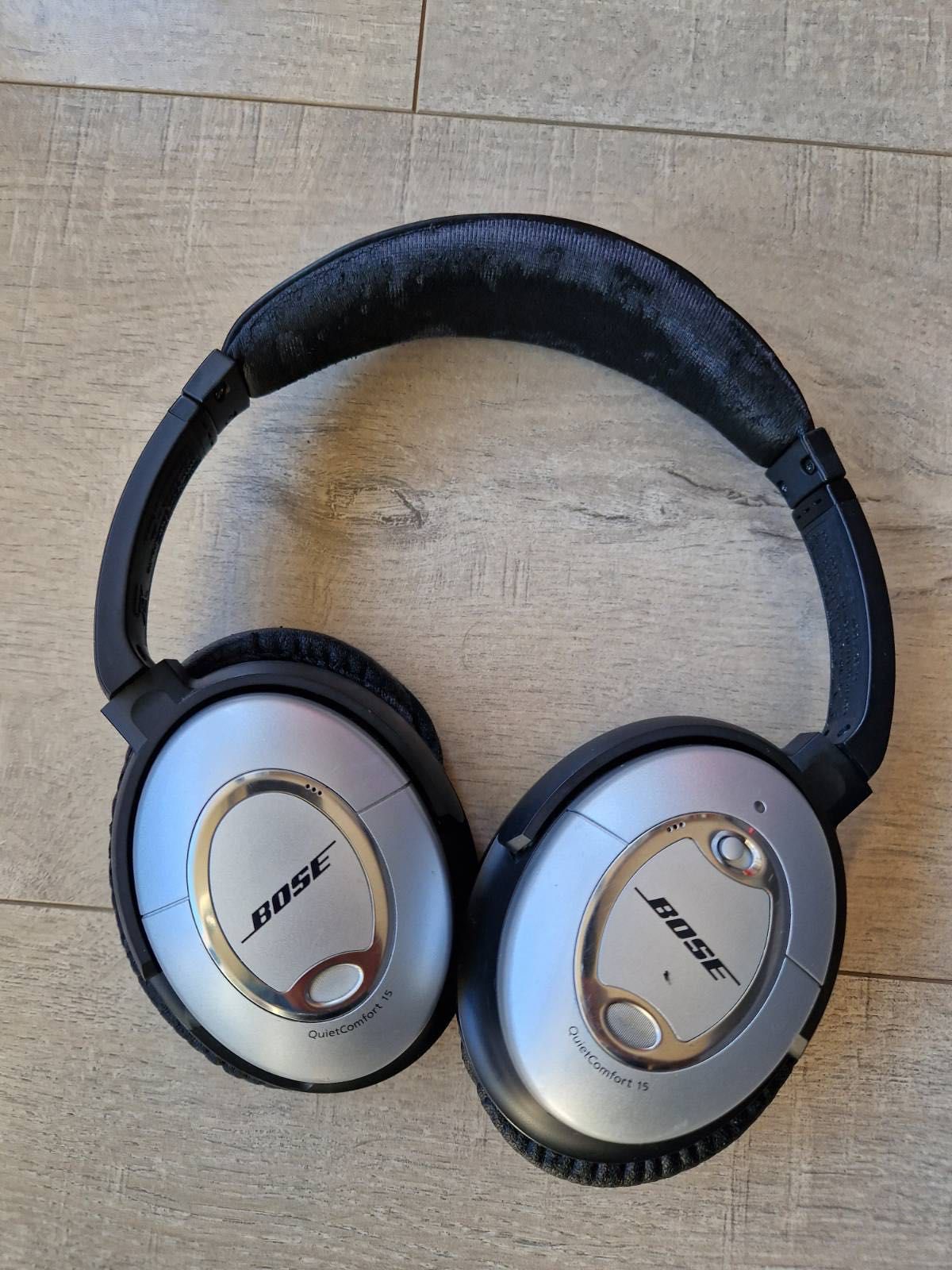 Zestaw słuchawkowy/słuchawki wygłuszające Bose QuietComfort 15