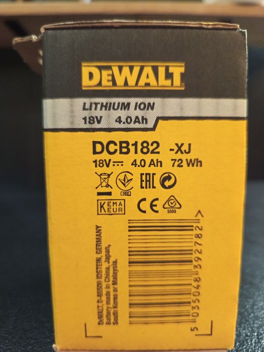 Baterie DeWalt 4ah, oryginalne, 3szt.