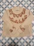 Sweter oversize Zara z cekinami