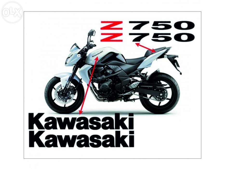 Kawasaki z750 autocolantes