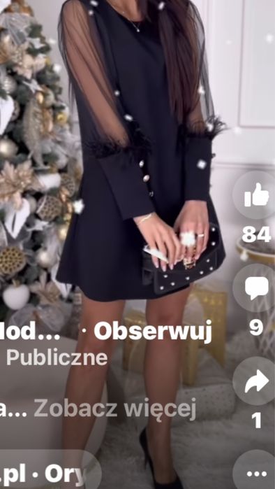 Nowa sukienka wizytowa rozm 38