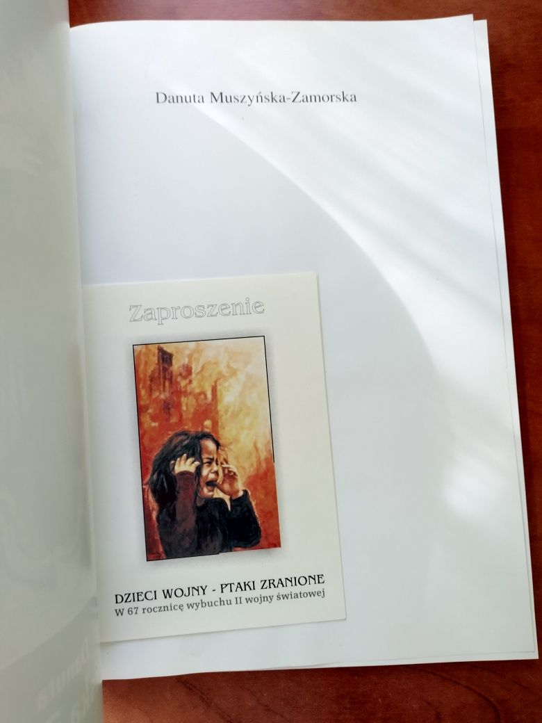 Danuta Muszyńska-Zamorska, album Malarstwo , dedykacja