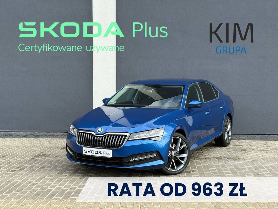 Skoda Superb FV VAT Serwis ASO Bezwypadkowy Czujniki parkowania Gwarancja