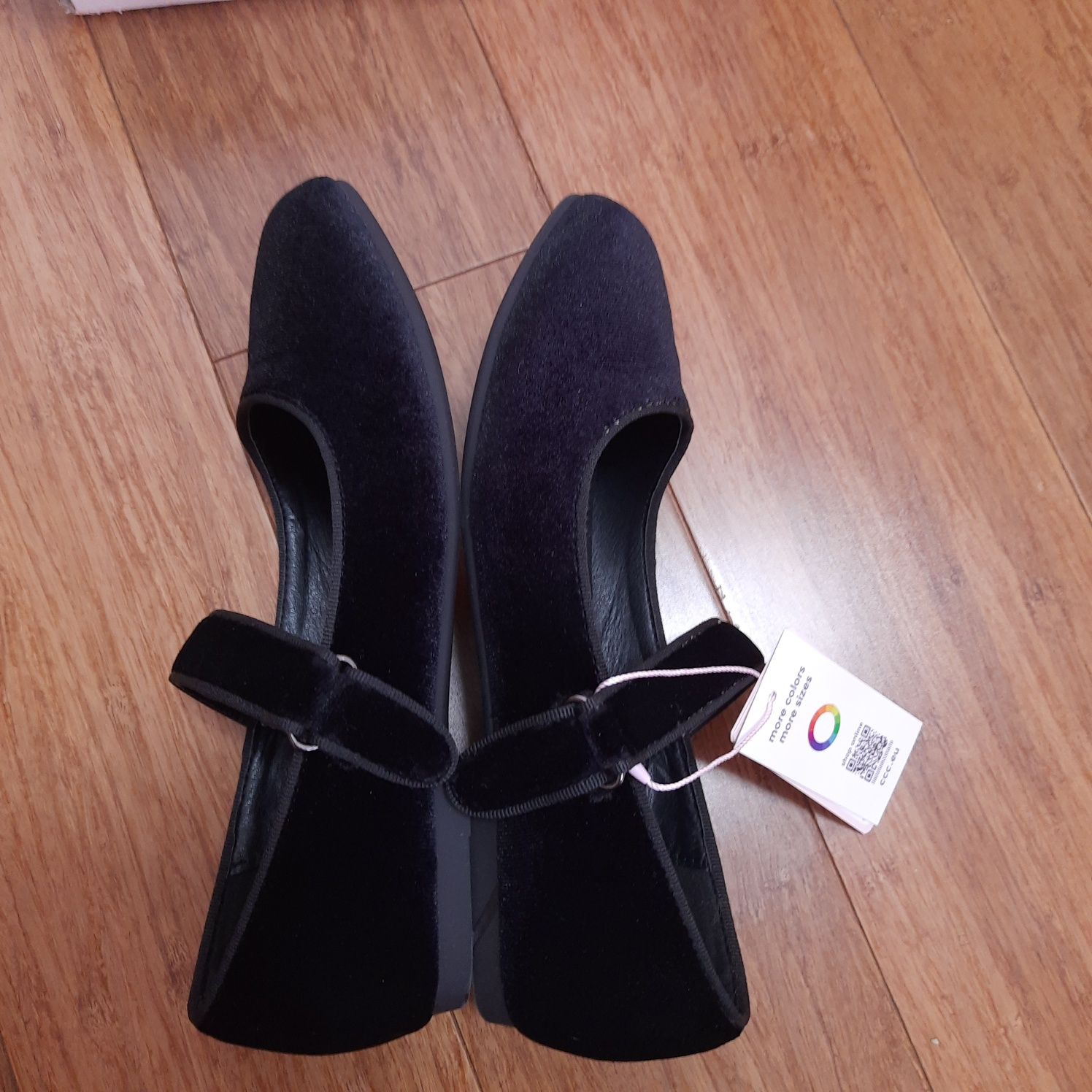 Baleriny DeeZee r.36 czarne nowe