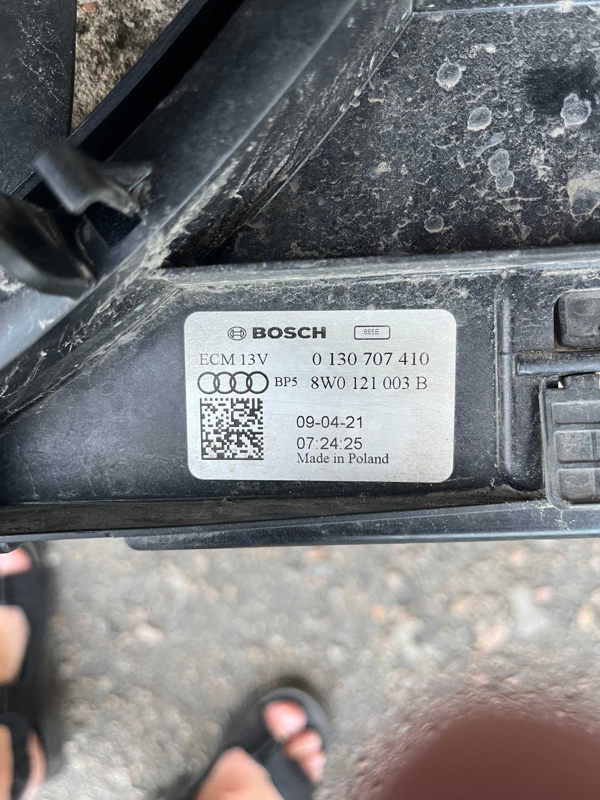 Дифузор вентилятор в зборі Audi A4 B9