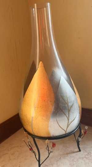 Vaso decorativo em vidro