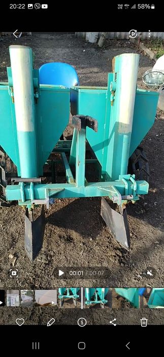 Продам картоплесаджалку ксн2м. Мототрактор, мінітрактор