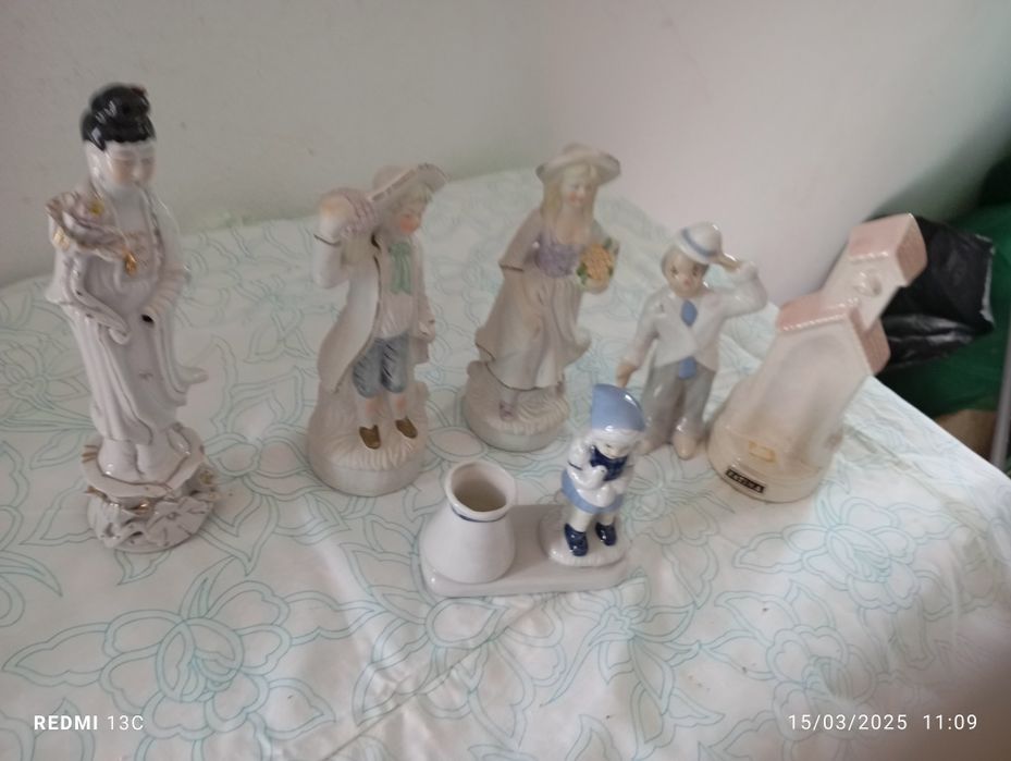 Conjunto de seis peças decorativas