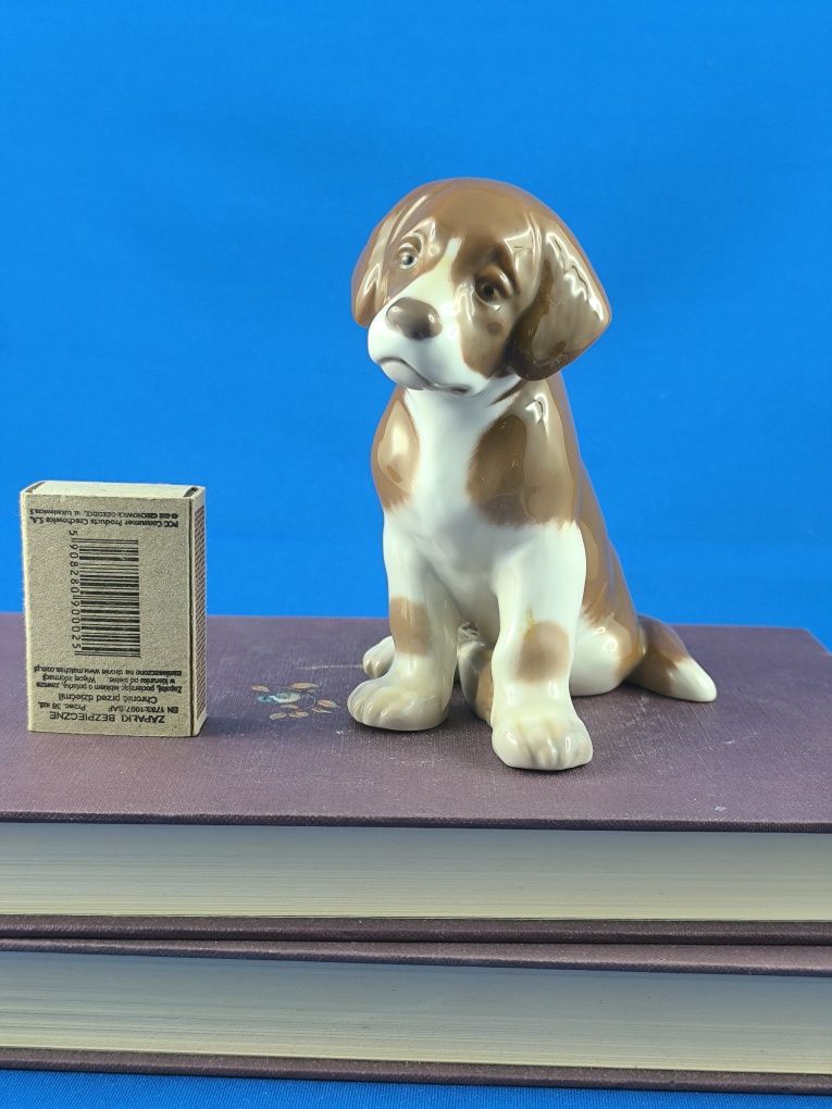 Pies bernardyn szczeniak Bing&Grondahl Royal Copenhagen #porcelana