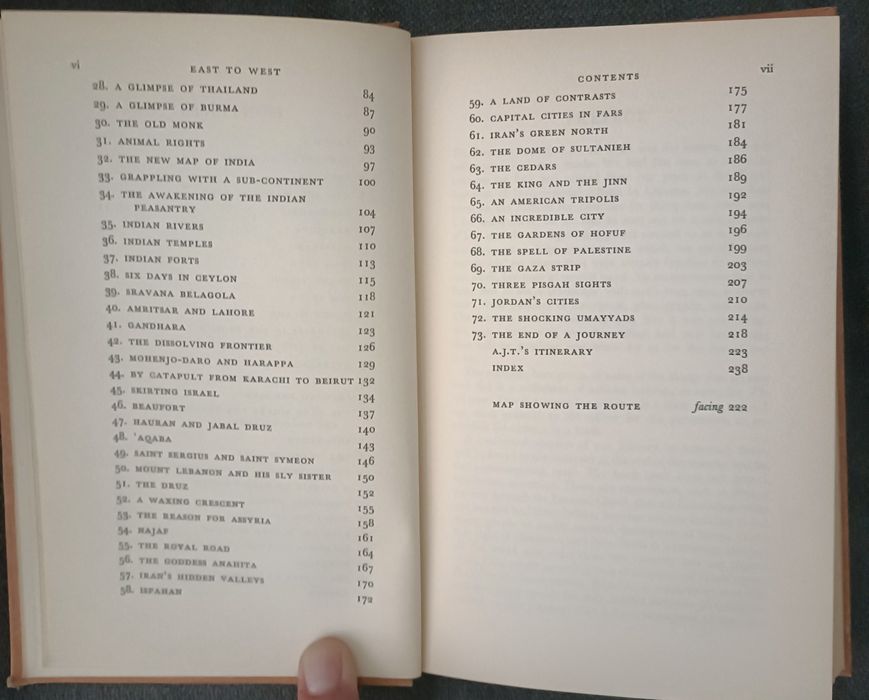 East to West - A Journey Round the World. Arnold Toynbee