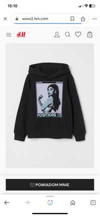 Bluza ariana grande h&m 158/164