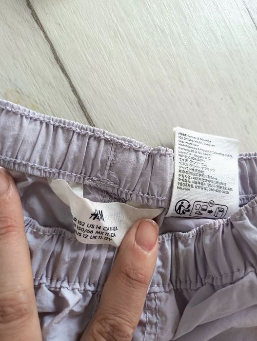 Zestaw dresy szerokie nogawki spodnie jeansy bluza 158