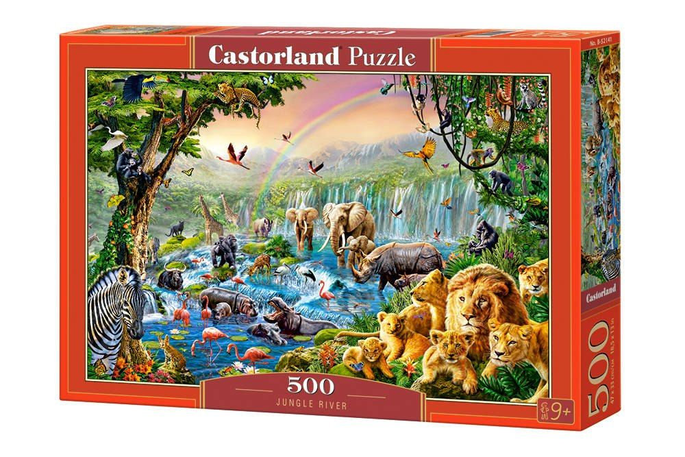 Puzzle 500 el. Jungle River