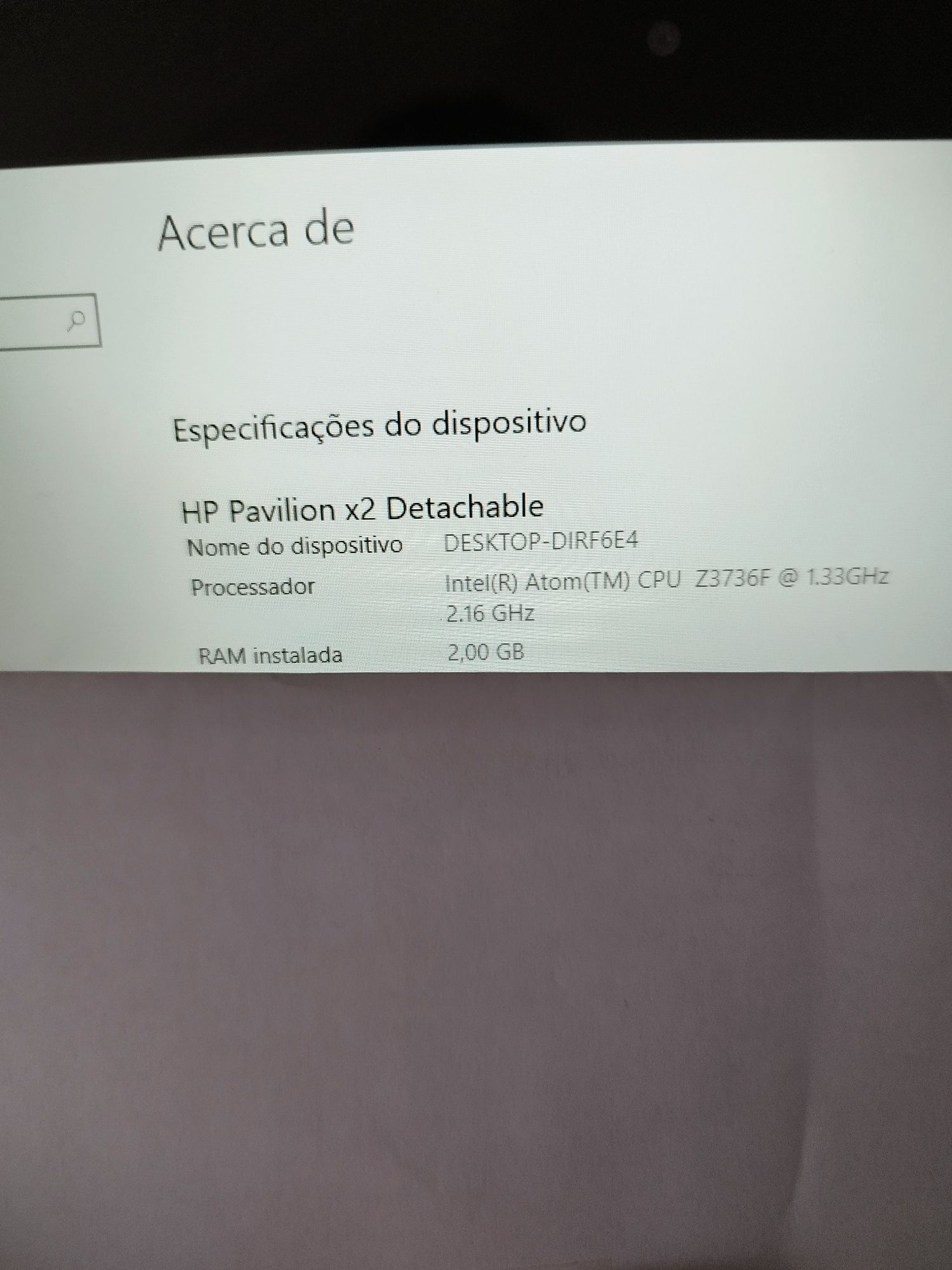 Portátil HP Híbrido