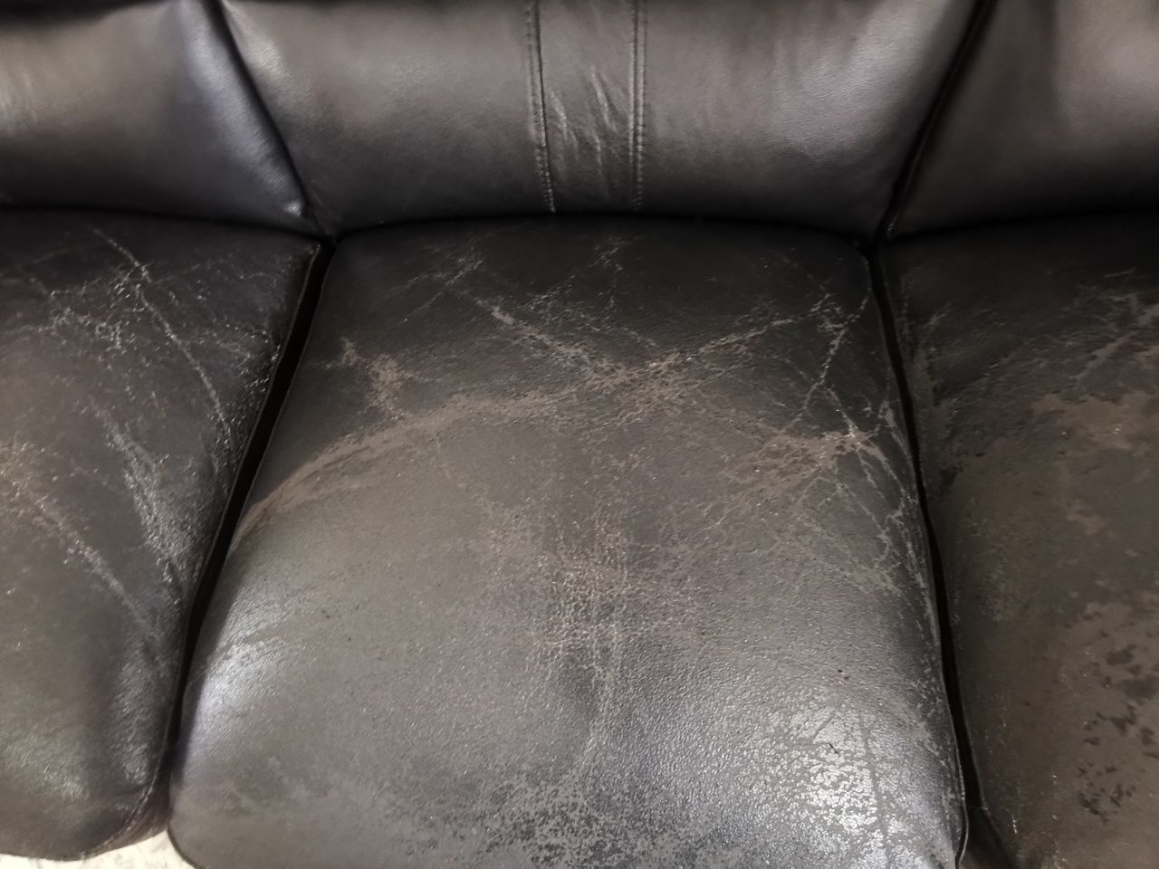 Conjunto de Sofás de Couro