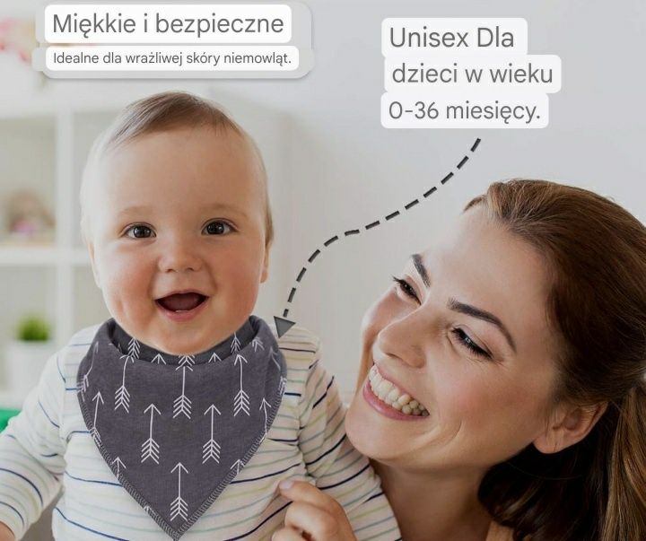 Zestaw śliniaków Mubytree 8 sztuk