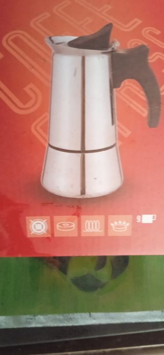 Cafeteira de aço inoxidável