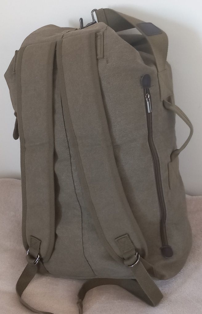 Plecak-worek-torba poj, 40L. 100% grube płótno*na lata*khaki