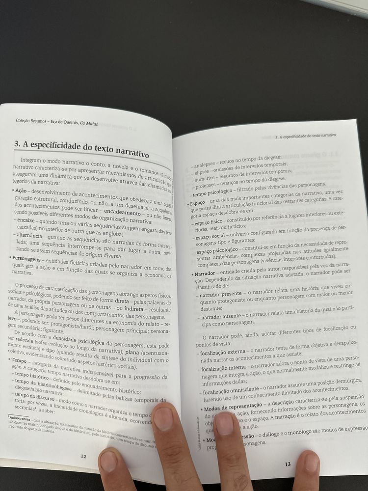 Livro “Resumos” - “Os Maias de Eça de Queirós “