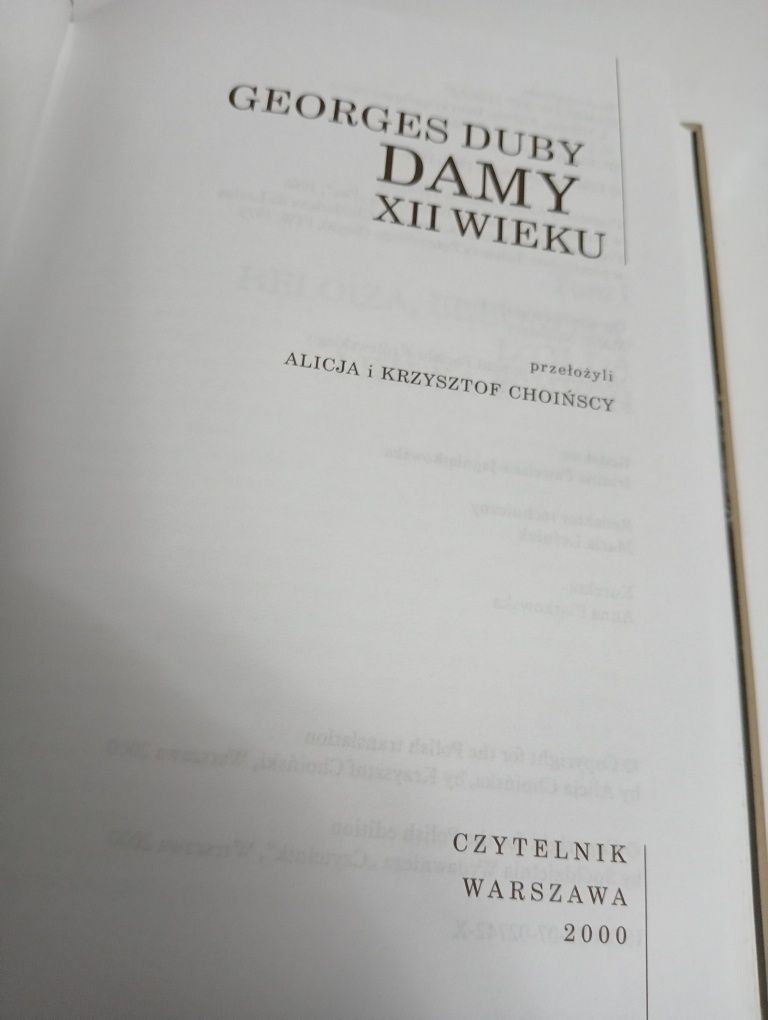 Georges Duby - Damy XII Wieku