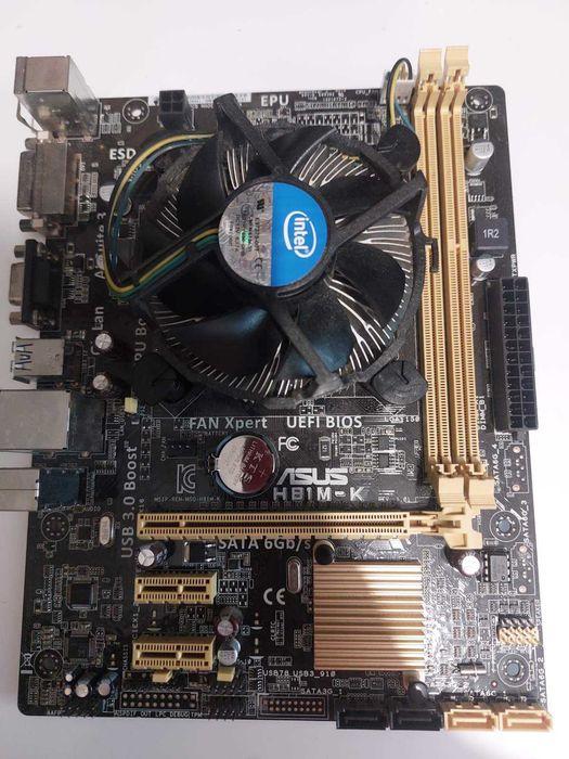 Материнська плата Asus H81M-K+Процесор Intel Core i5-4460 3.2GHz 4 ядр