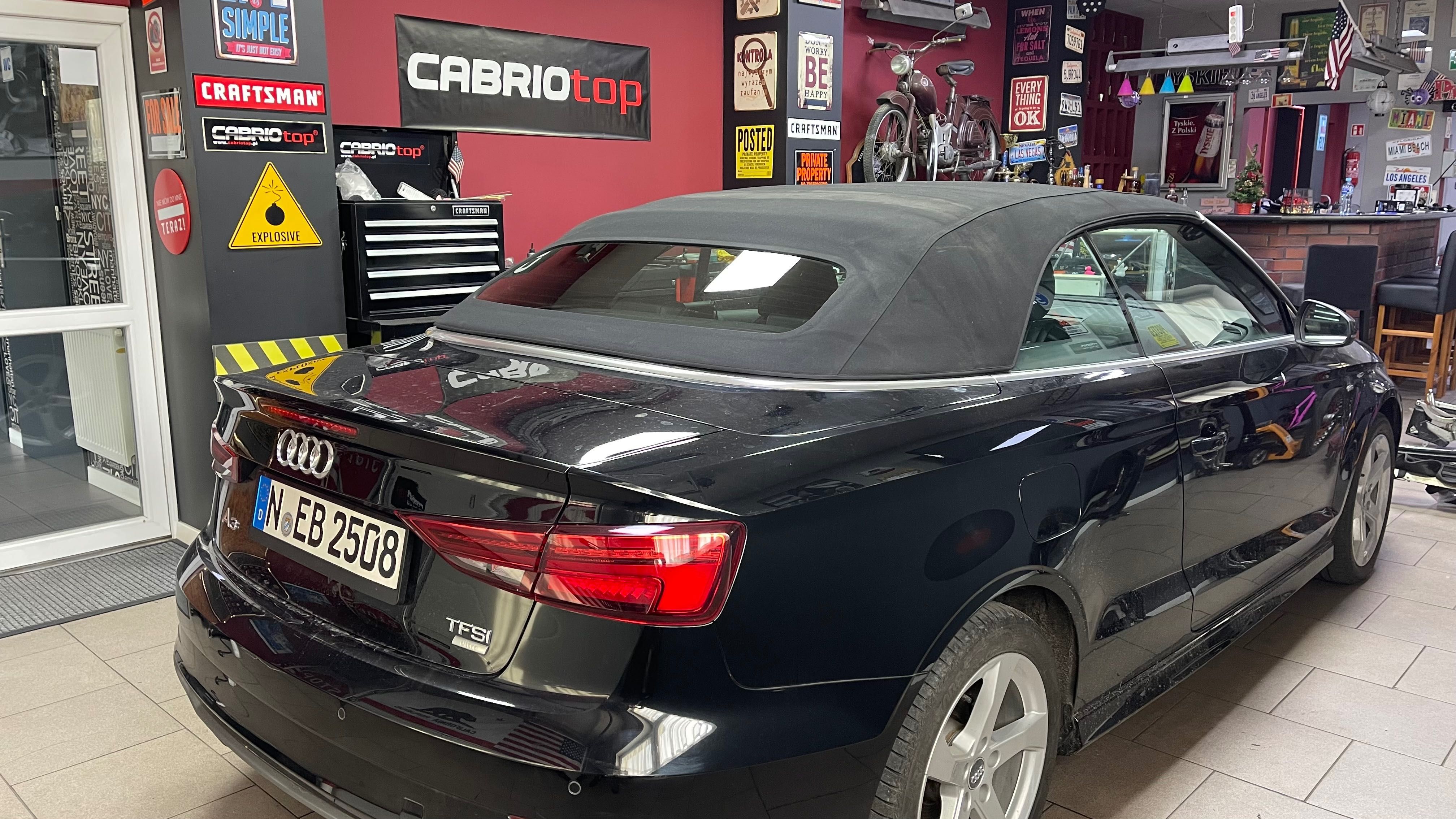 Audi 80 A3 A4 A5 TT Cabrio dach szyba naprawa serwis