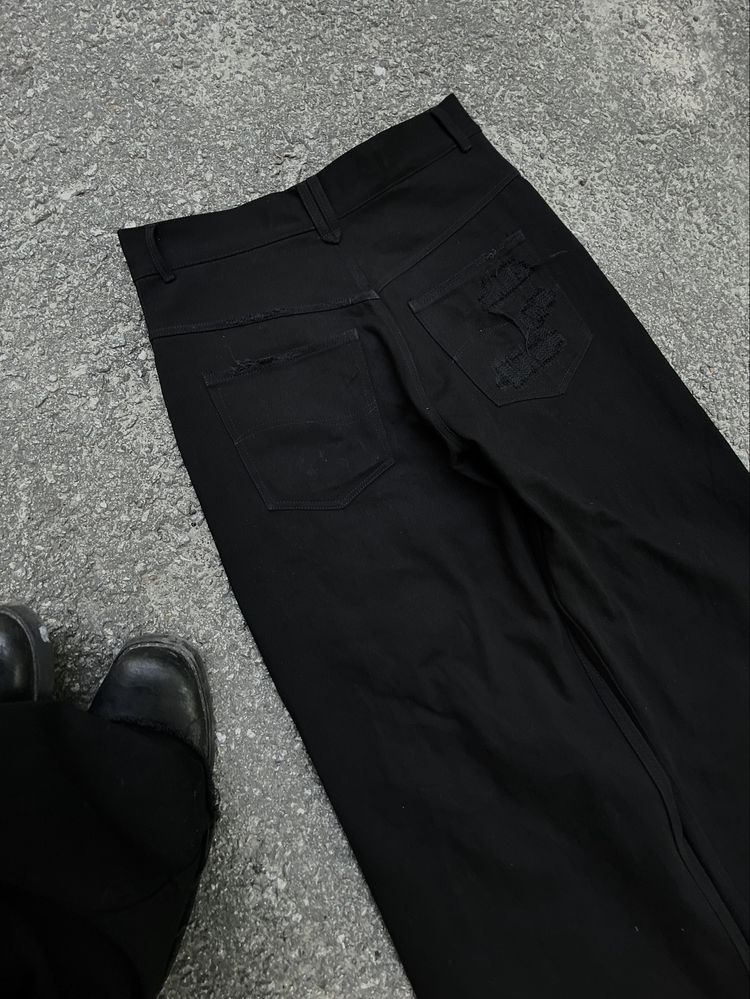 baggy flared distressed jeans opium y2k