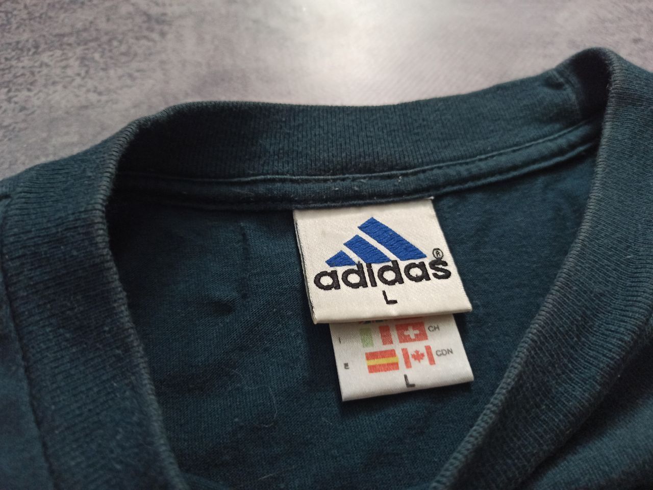 Винтажная футболка Adidas skateboarding sk8 y2k boxy fit L с принтом