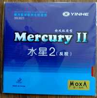 Okładzina YINHE Mercury 2 Moxa czerwona lub czarna tenis stołowy