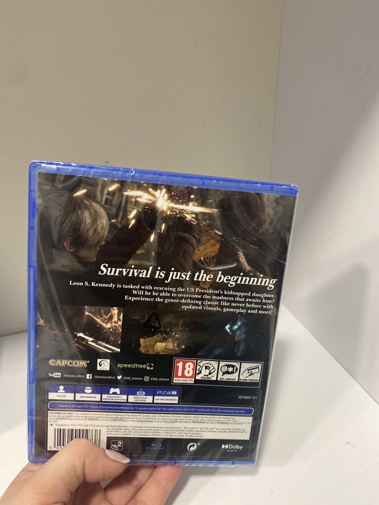 Gra resident evil 4 na ps4 NOWA