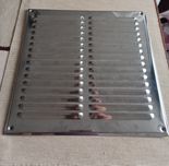 Kratka wentylacyjna 290x290mm srebrna metalowa nierdzewna
