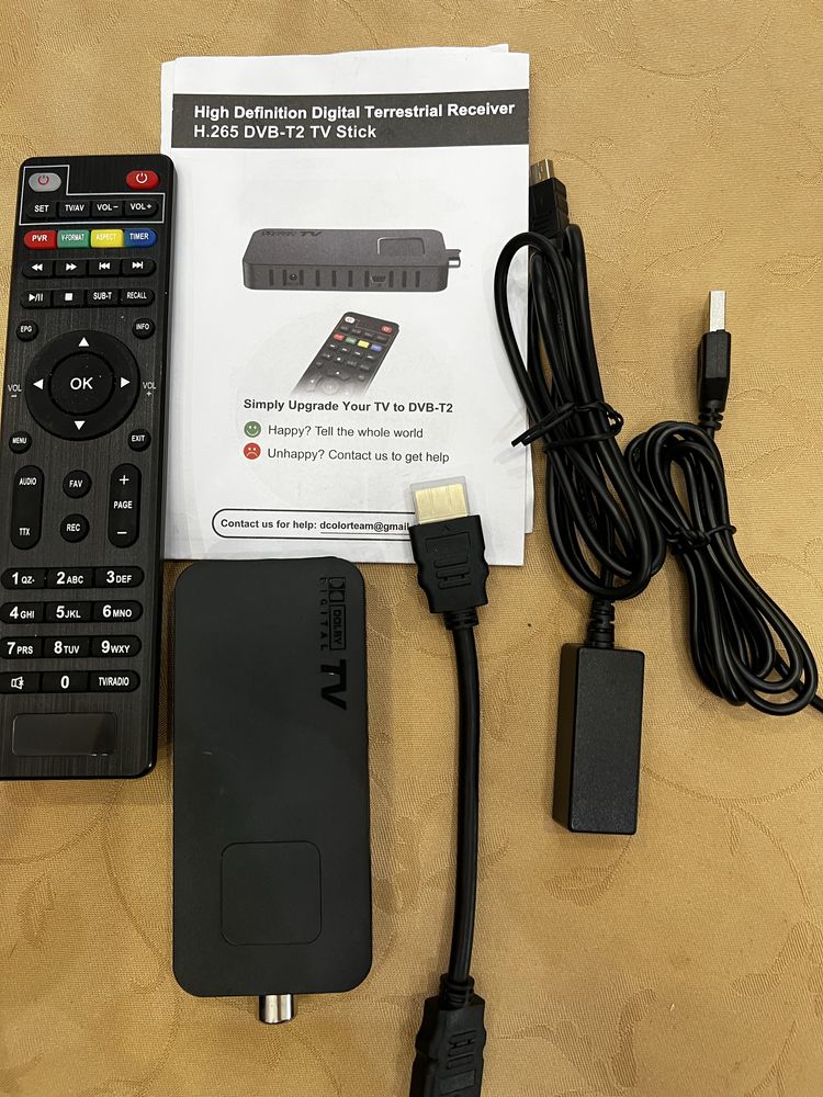 DVB-T2 тюнер, ресивер, приймач для цифрового телебачення