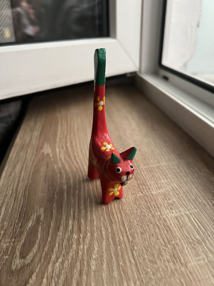 Статуетка кота тримач для перснів