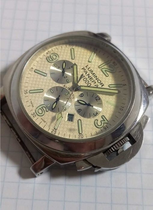 Вінтажний чоловічий годинник Luminor Panerai 1000 (Як новий)
