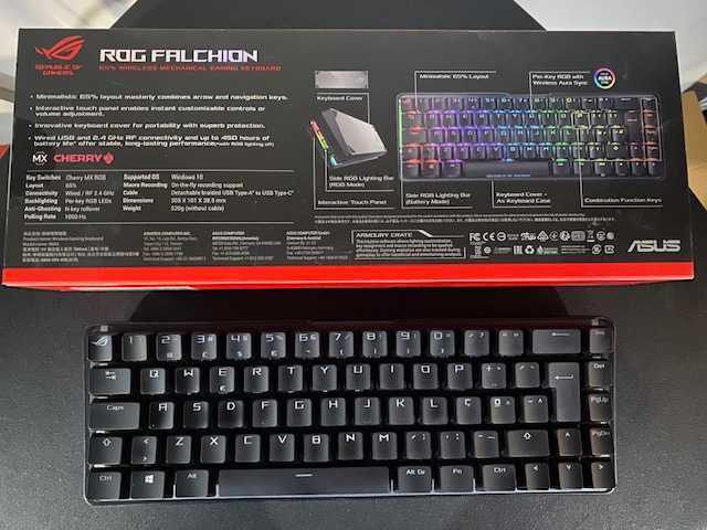 Asus Rog Falchion teclado sem fios Gaming MX CHERRY RGB RED LAYOUT PT