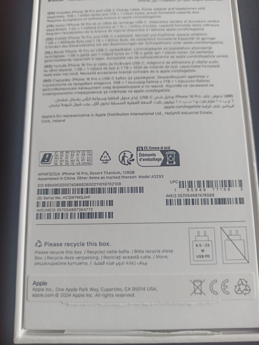 Apple iPhone 16Pro stan jak nowy!