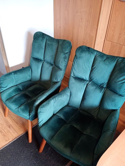 Fotele butelkowa zieleń