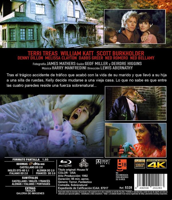 House IV/Uma Casa Alucinante 4 (Blu-Ray)-Importado